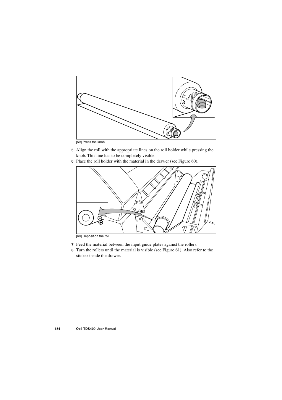 See figure 59) | IBM Oce TDS400 User Manual | Page 154 / 239