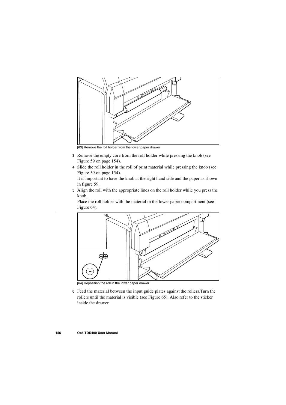 See figure 63) | IBM Oce TDS400 User Manual | Page 156 / 239