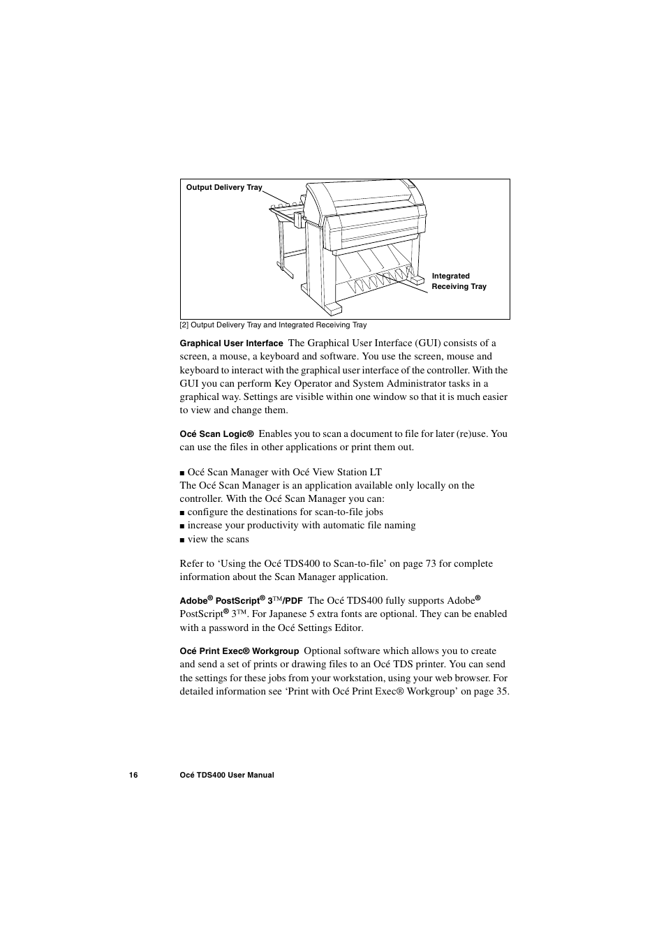 IBM Oce TDS400 User Manual | Page 16 / 239