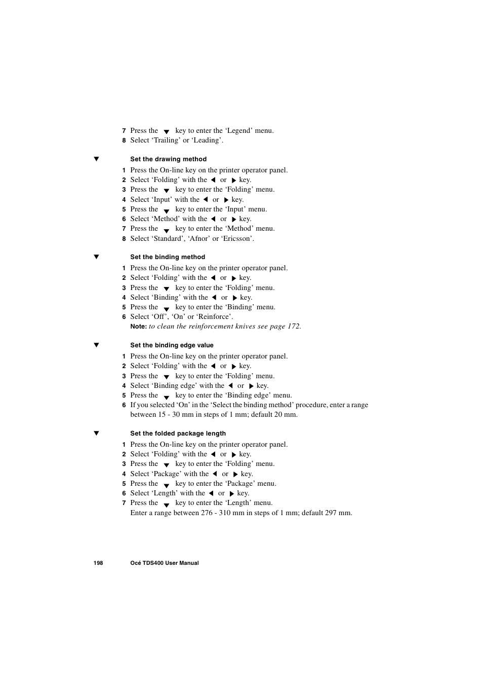 IBM Oce TDS400 User Manual | Page 198 / 239