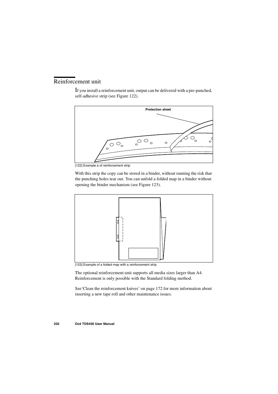 Reinforcement unit, Reinforcement unit 202, Reinforcement unit i | IBM Oce TDS400 User Manual | Page 202 / 239