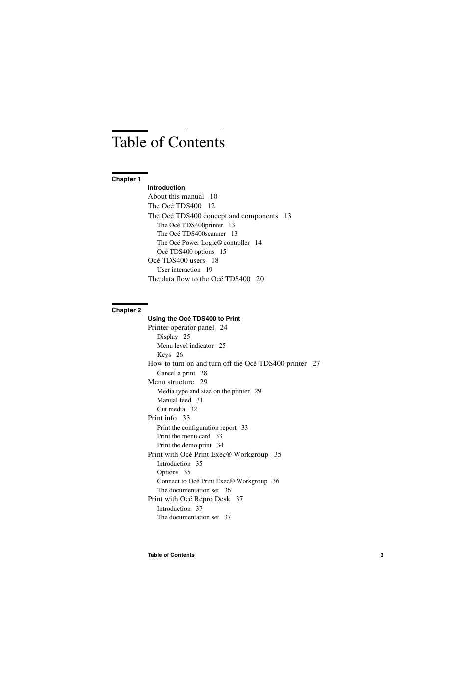 IBM Oce TDS400 User Manual | Page 3 / 239