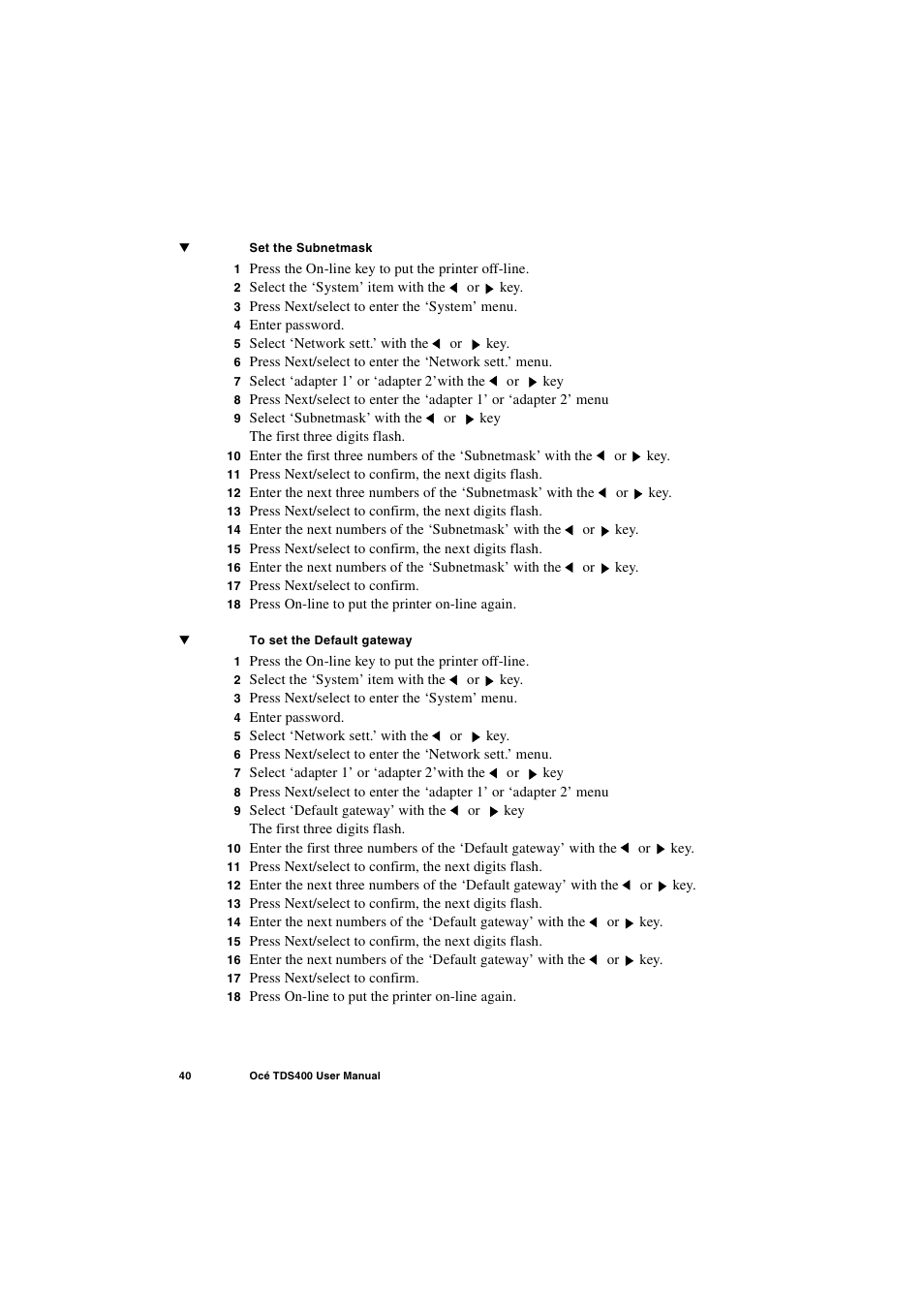 IBM Oce TDS400 User Manual | Page 40 / 239