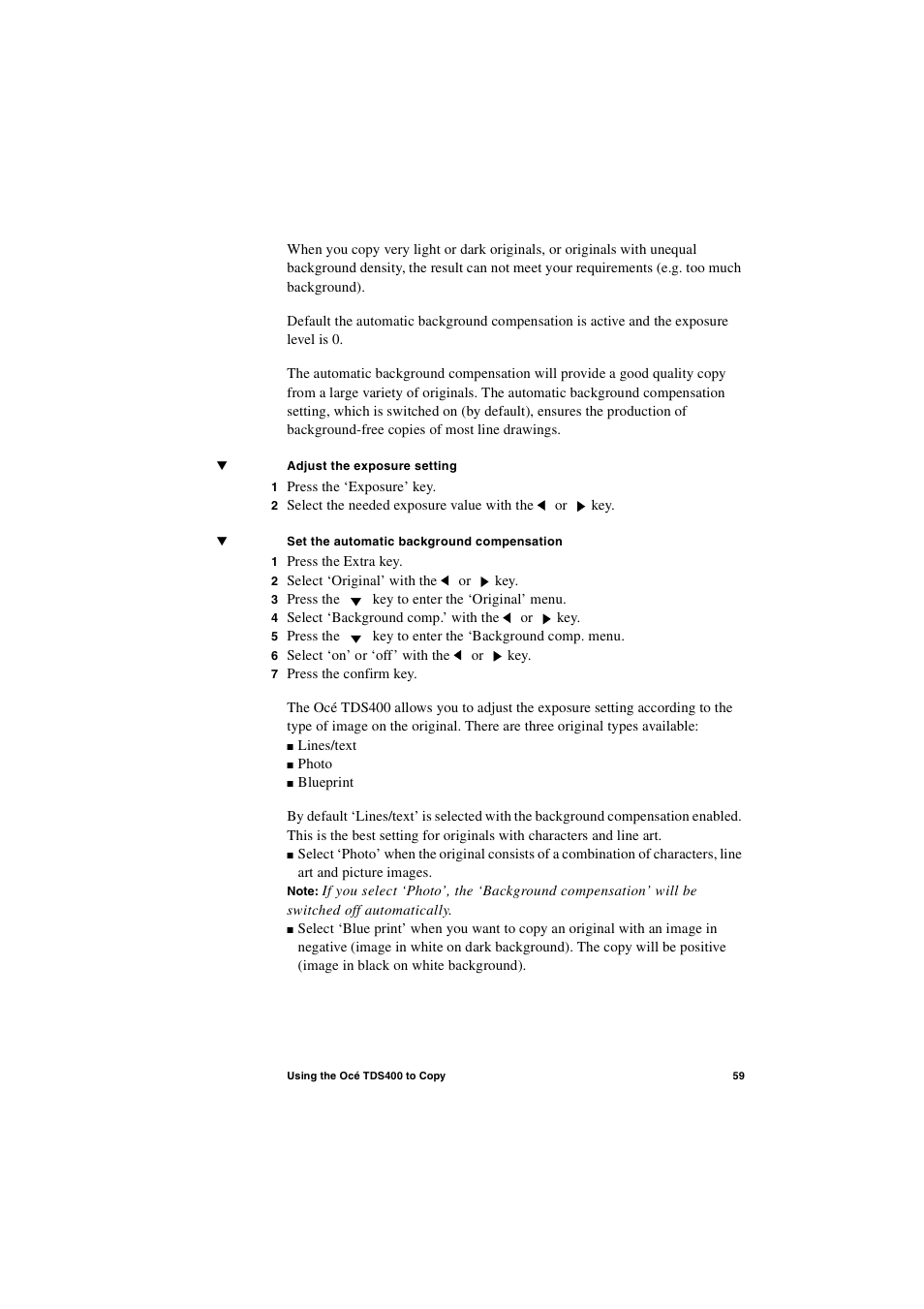 IBM Oce TDS400 User Manual | Page 59 / 239