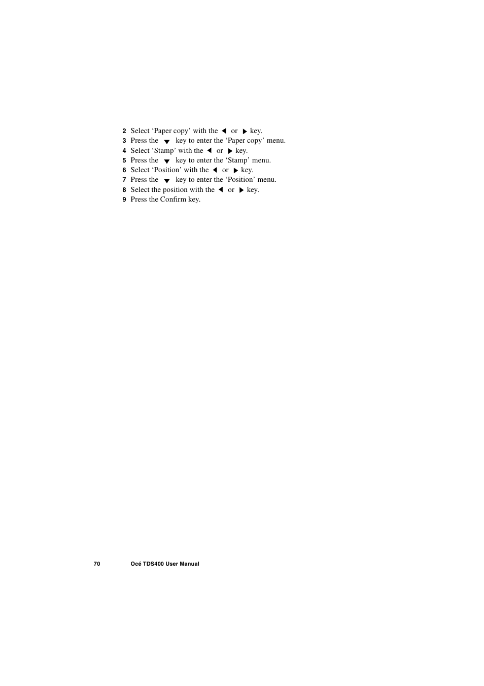 IBM Oce TDS400 User Manual | Page 70 / 239