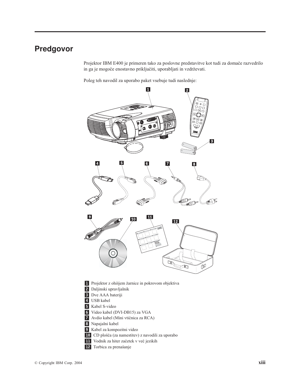 Predgovor, Xiii | IBM E400 User Manual | Page 15 / 74