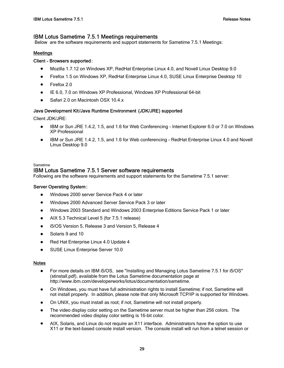 Ibm lotus sametime 7.5.1 meetings requirements | IBM G325-2585-02 User Manual | Page 35 / 90