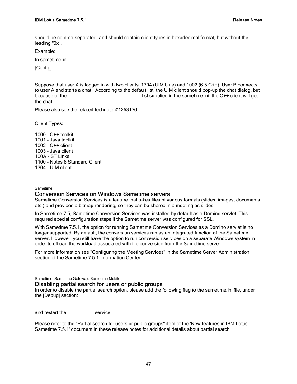Conversion services on windows sametime servers | IBM G325-2585-02 User Manual | Page 53 / 90