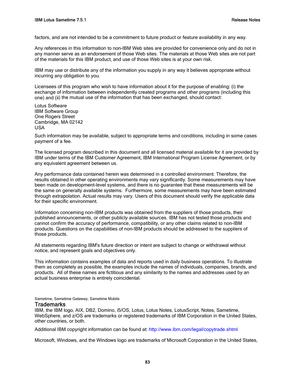 Trademarks | IBM G325-2585-02 User Manual | Page 89 / 90