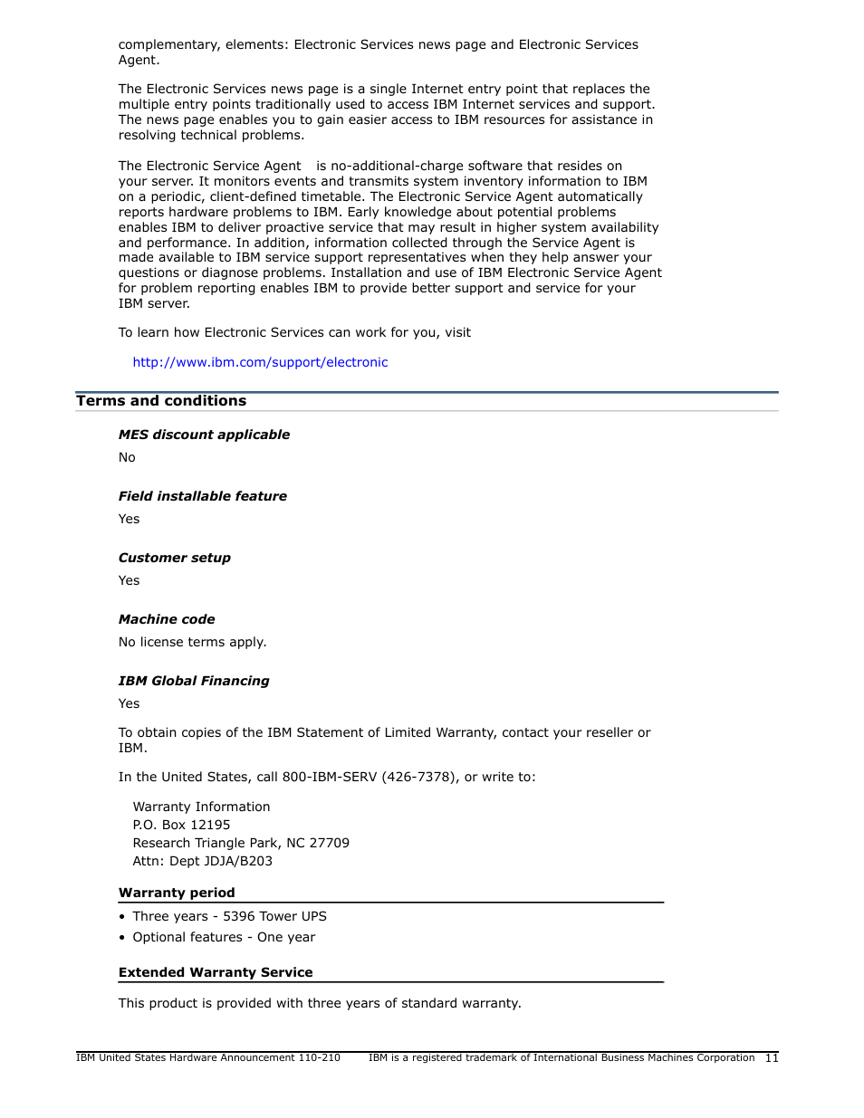 Terms and conditions | IBM 1500VA User Manual | Page 11 / 20