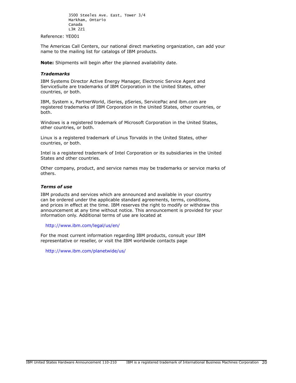 IBM 1500VA User Manual | Page 20 / 20