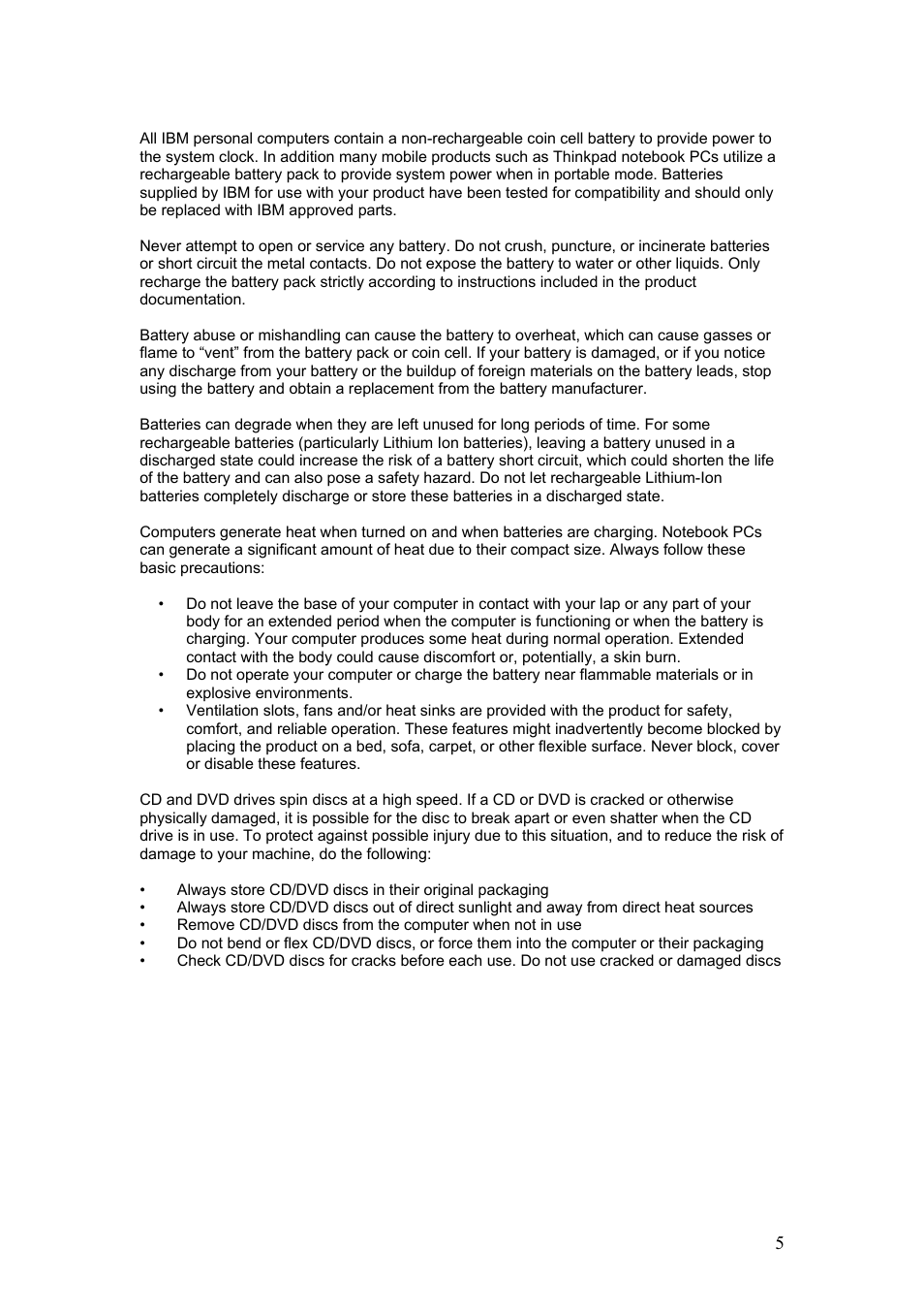 IBM C220p User Manual | Page 6 / 24