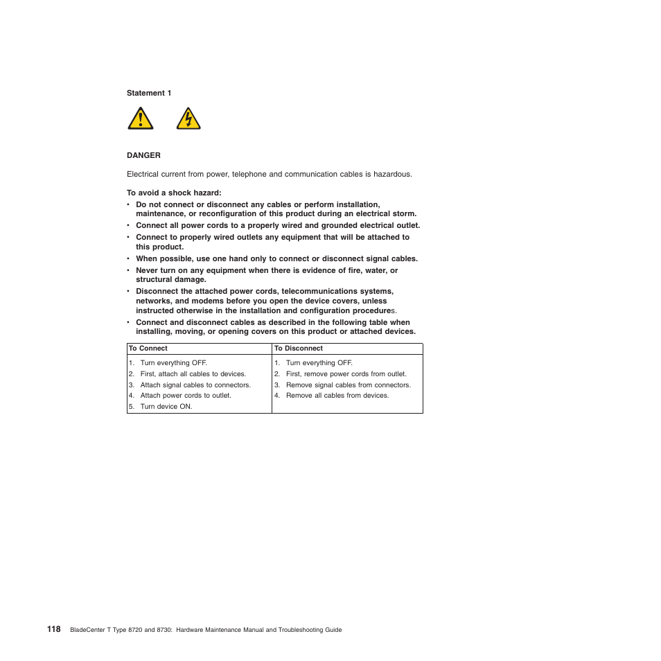 IBM BladeCenter T Type 8720 User Manual | Page 128 / 180