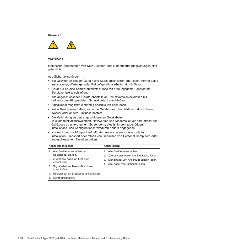 IBM BladeCenter T Type 8720 User Manual | Page 148 / 180