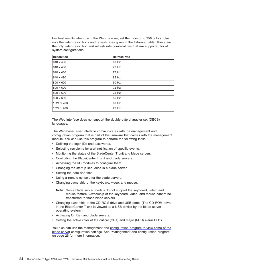 IBM BladeCenter T Type 8720 User Manual | Page 34 / 180
