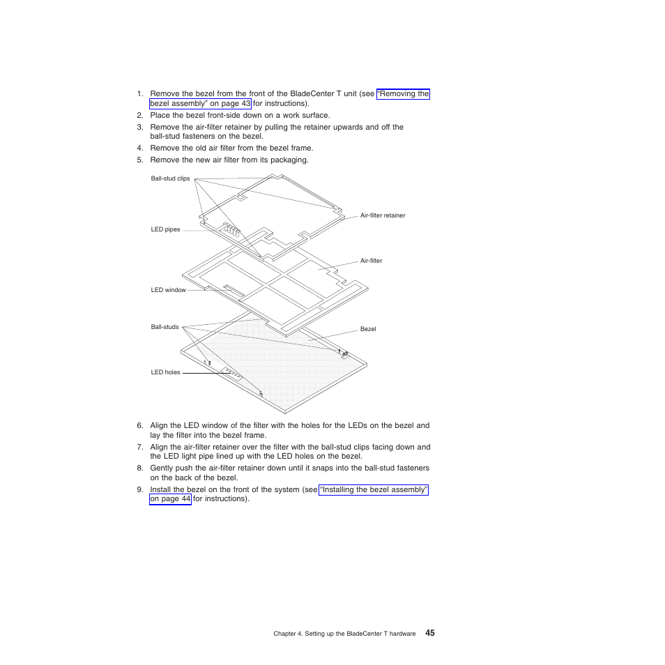 IBM BladeCenter T Type 8720 User Manual | Page 55 / 180