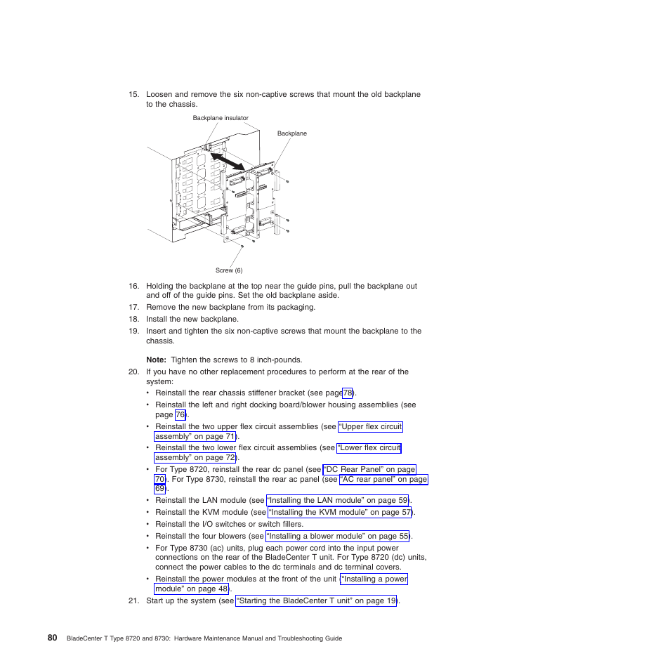 IBM BladeCenter T Type 8720 User Manual | Page 90 / 180