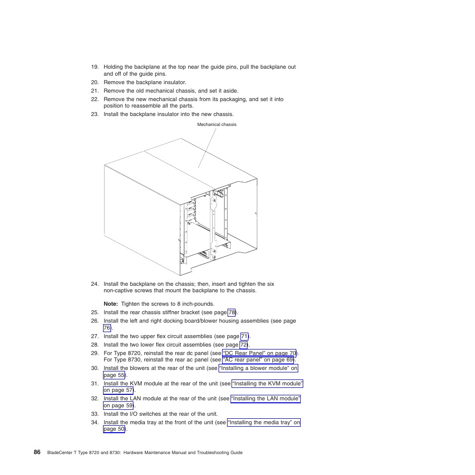 IBM BladeCenter T Type 8720 User Manual | Page 96 / 180
