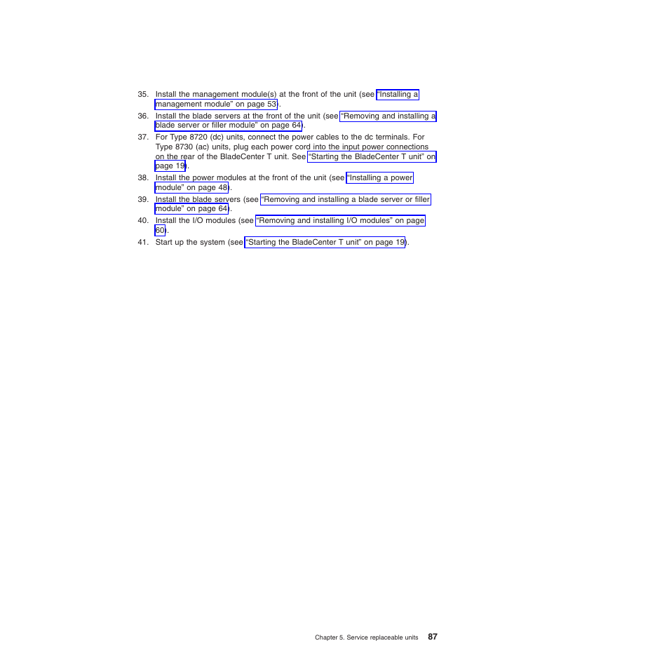 IBM BladeCenter T Type 8720 User Manual | Page 97 / 180