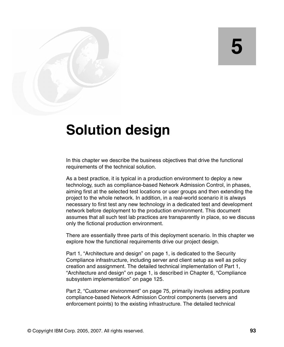 Chapter 5. solution design, Solution design | IBM Tivoli and Cisco User Manual | Page 111 / 516