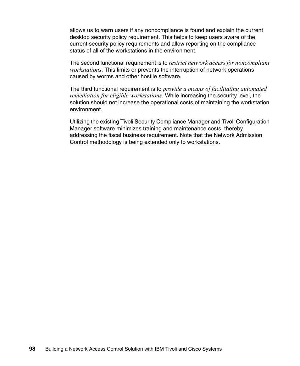 IBM Tivoli and Cisco User Manual | Page 116 / 516