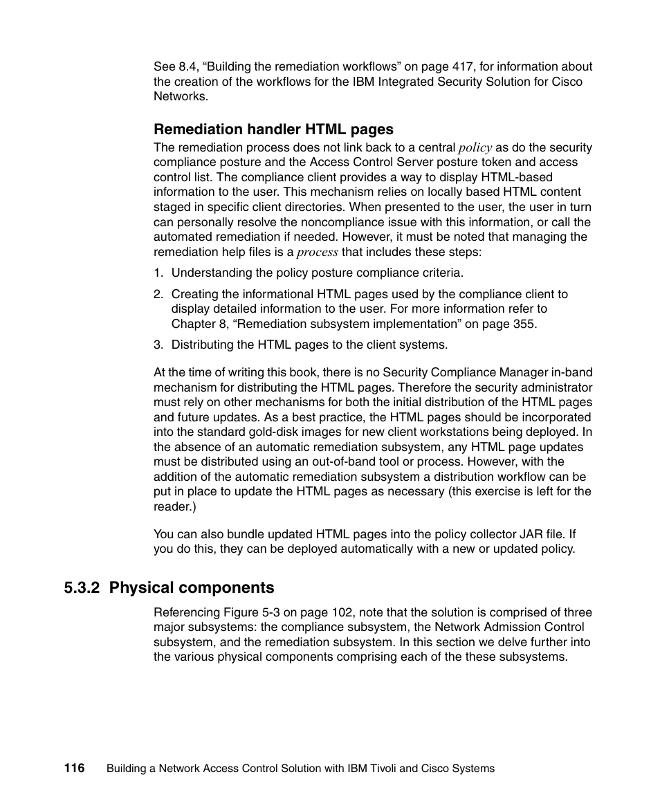 2 physical components | IBM Tivoli and Cisco User Manual | Page 134 / 516