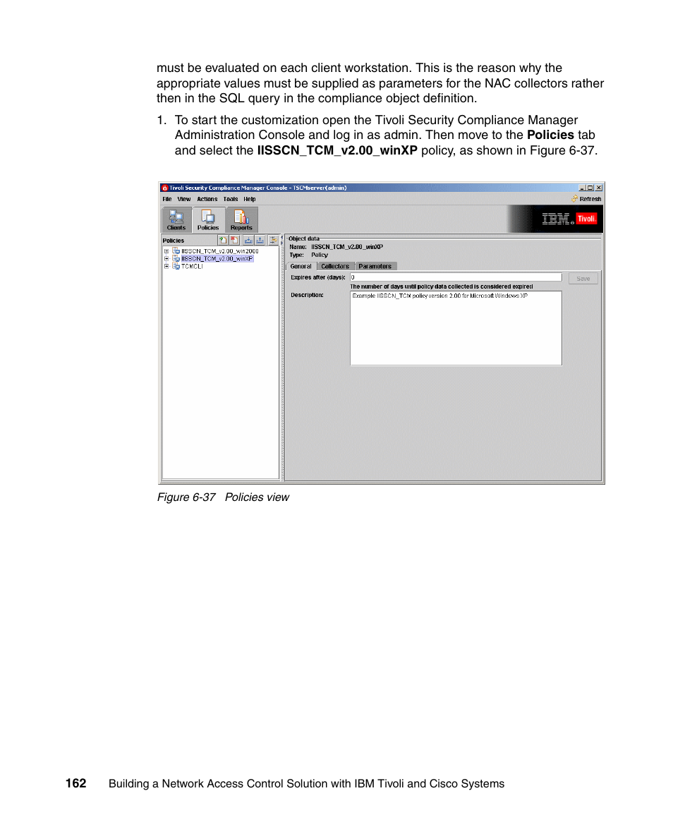 IBM Tivoli and Cisco User Manual | Page 180 / 516