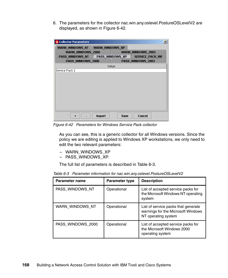 IBM Tivoli and Cisco User Manual | Page 186 / 516