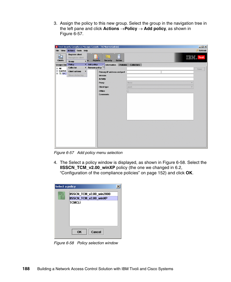 IBM Tivoli and Cisco User Manual | Page 206 / 516