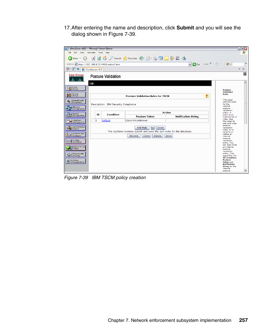 IBM Tivoli and Cisco User Manual | Page 275 / 516