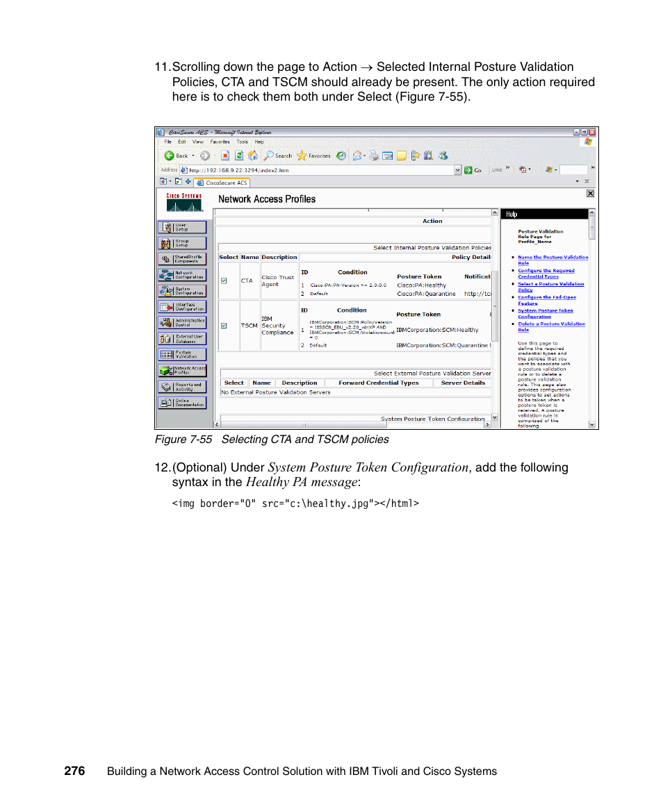 IBM Tivoli and Cisco User Manual | Page 294 / 516