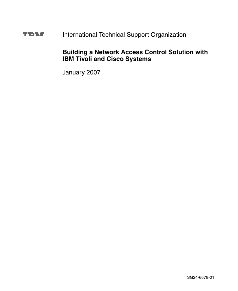 IBM Tivoli and Cisco User Manual | Page 3 / 516