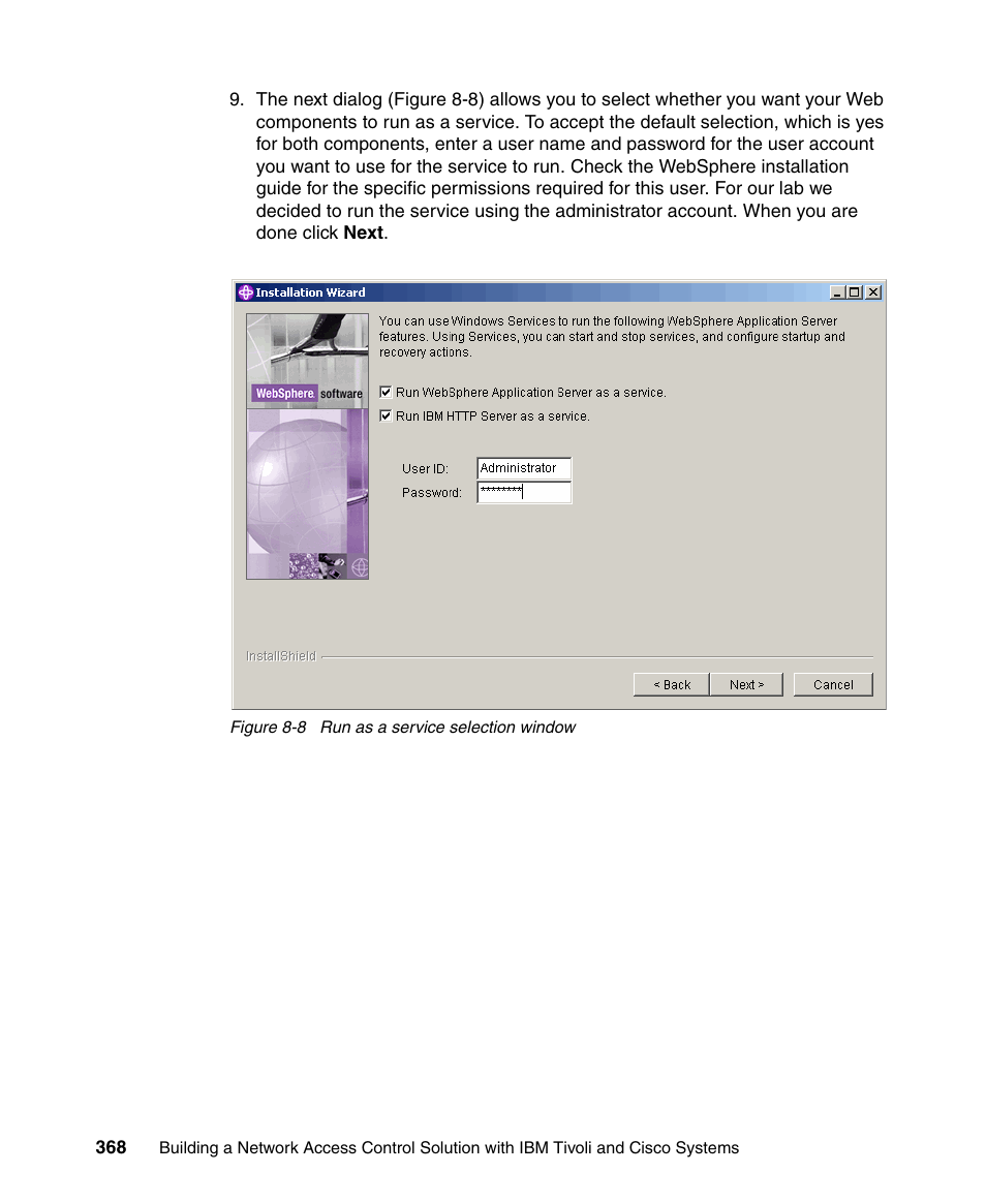 IBM Tivoli and Cisco User Manual | Page 386 / 516