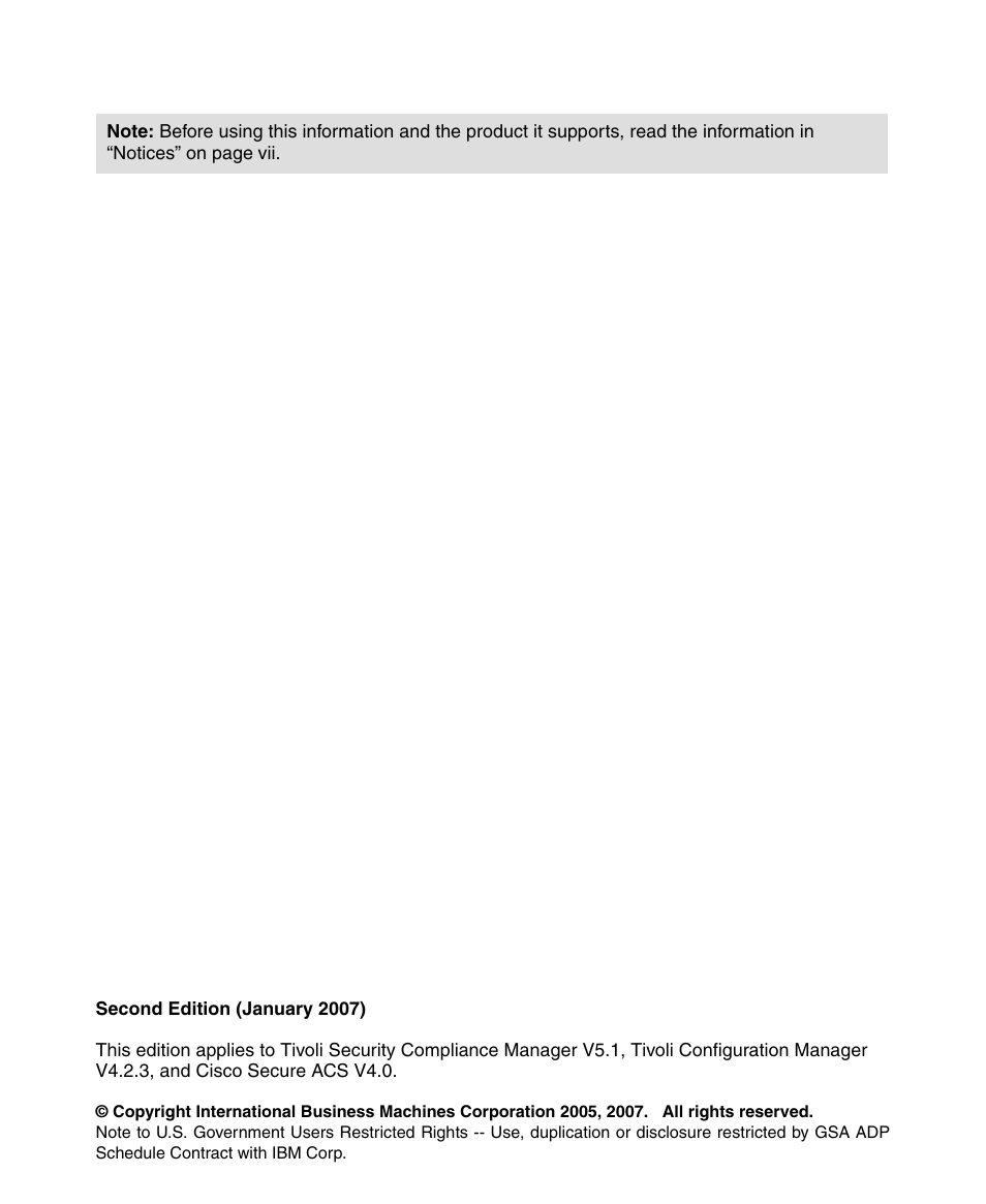 IBM Tivoli and Cisco User Manual | Page 4 / 516