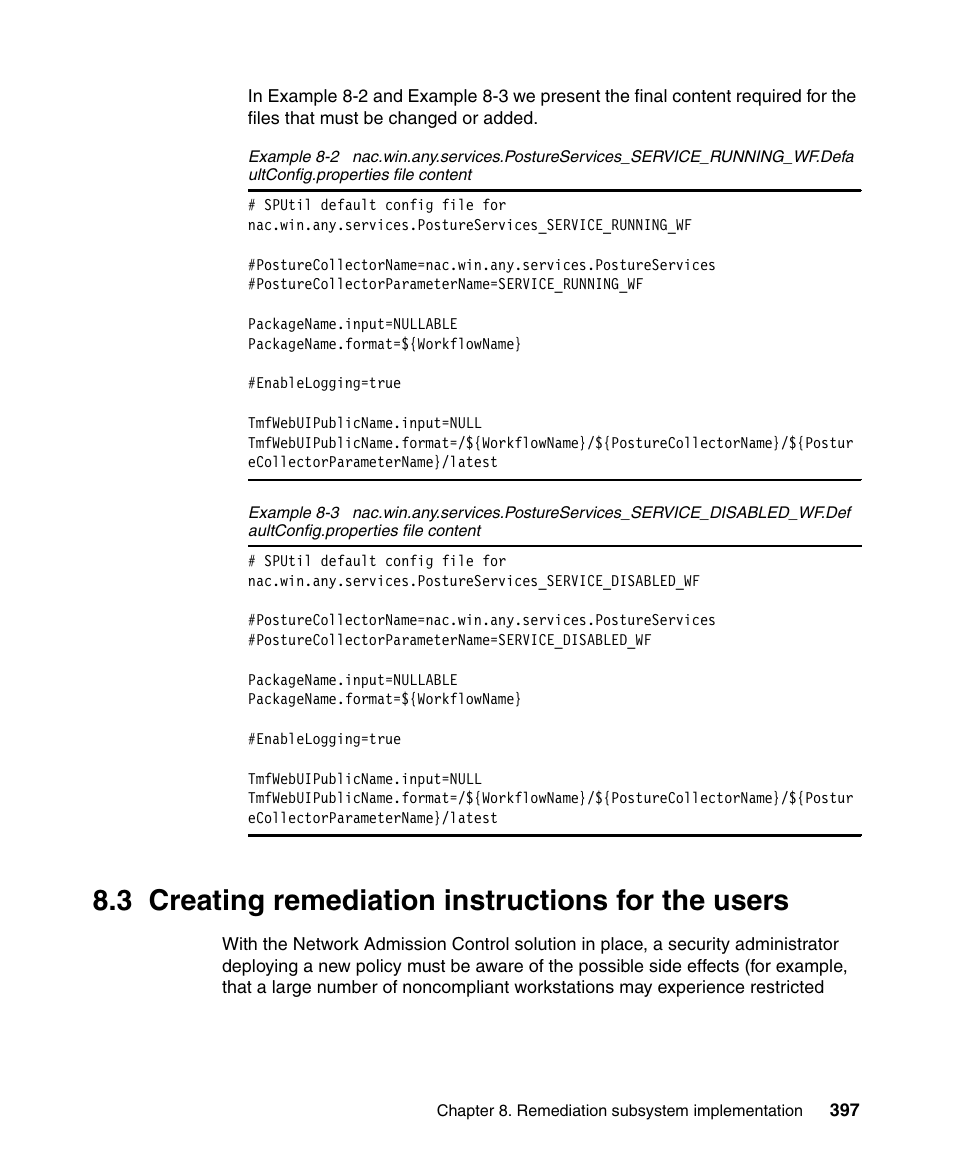 3 creating remediation instructions for the users | IBM Tivoli and Cisco User Manual | Page 415 / 516