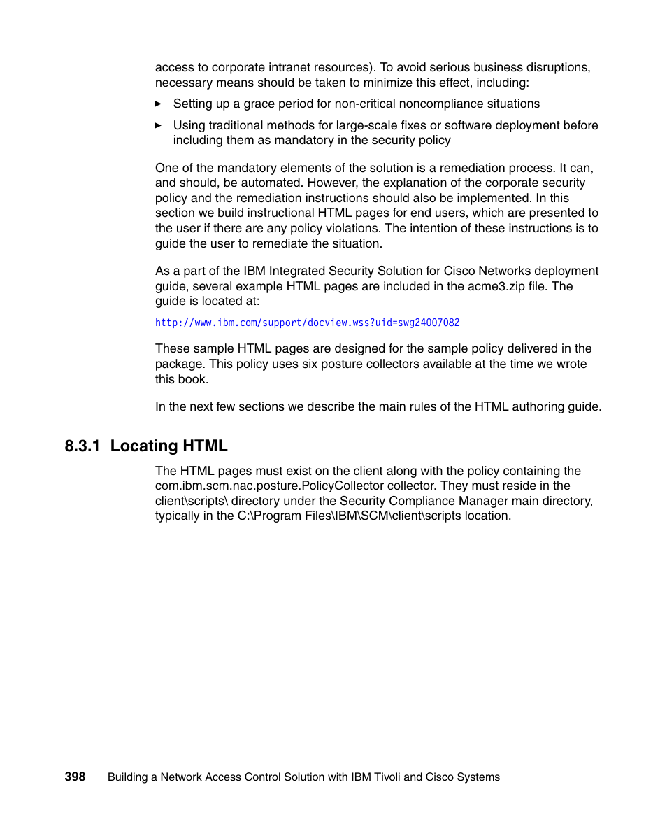 1 locating html | IBM Tivoli and Cisco User Manual | Page 416 / 516