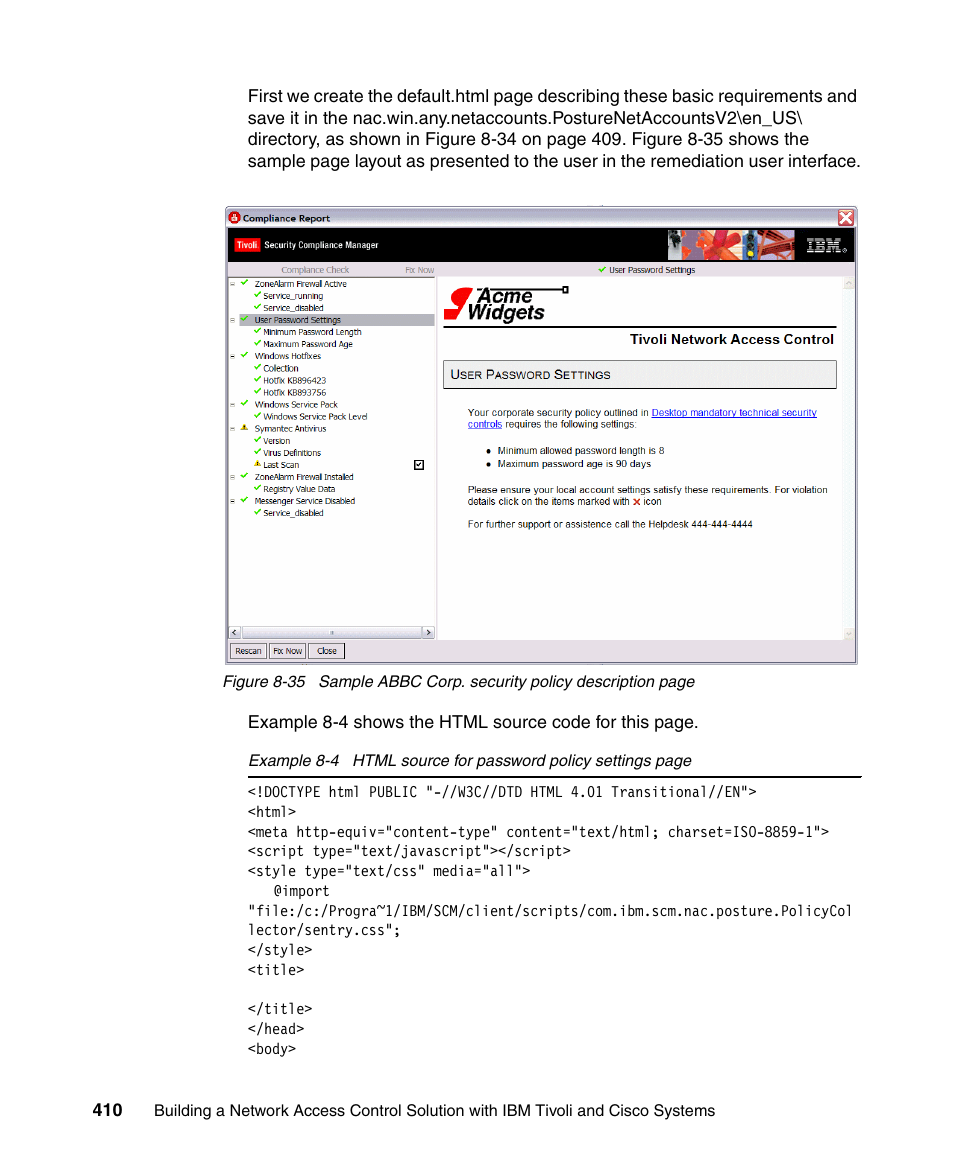 IBM Tivoli and Cisco User Manual | Page 428 / 516