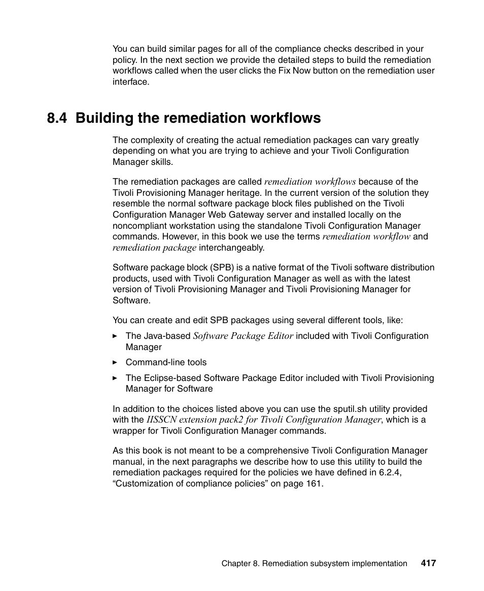 4 building the remediation workflows | IBM Tivoli and Cisco User Manual | Page 435 / 516