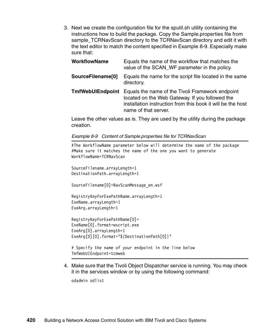 IBM Tivoli and Cisco User Manual | Page 438 / 516