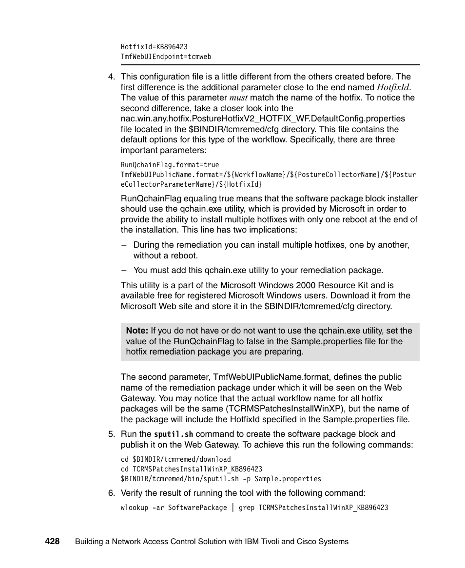 IBM Tivoli and Cisco User Manual | Page 446 / 516