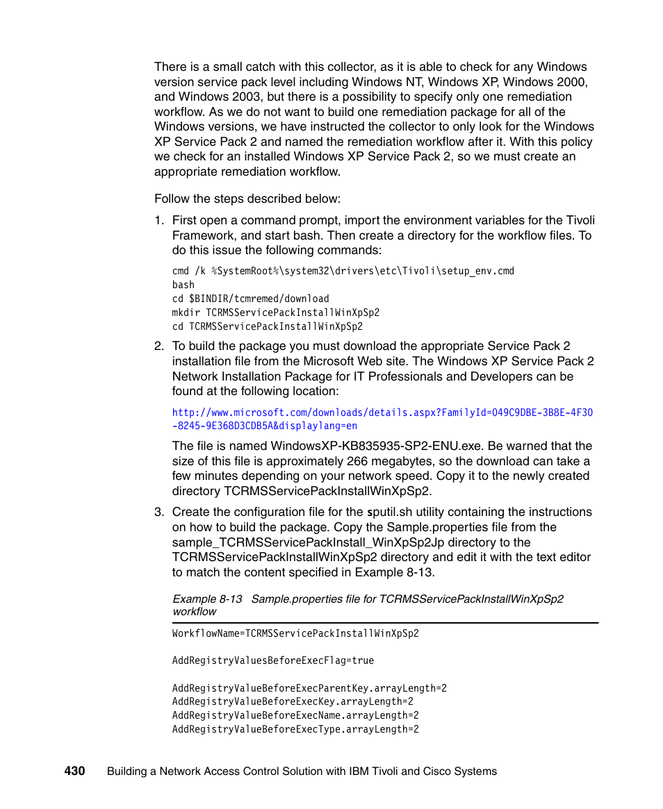 IBM Tivoli and Cisco User Manual | Page 448 / 516