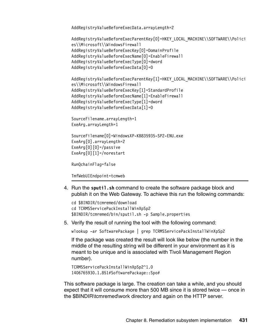 IBM Tivoli and Cisco User Manual | Page 449 / 516