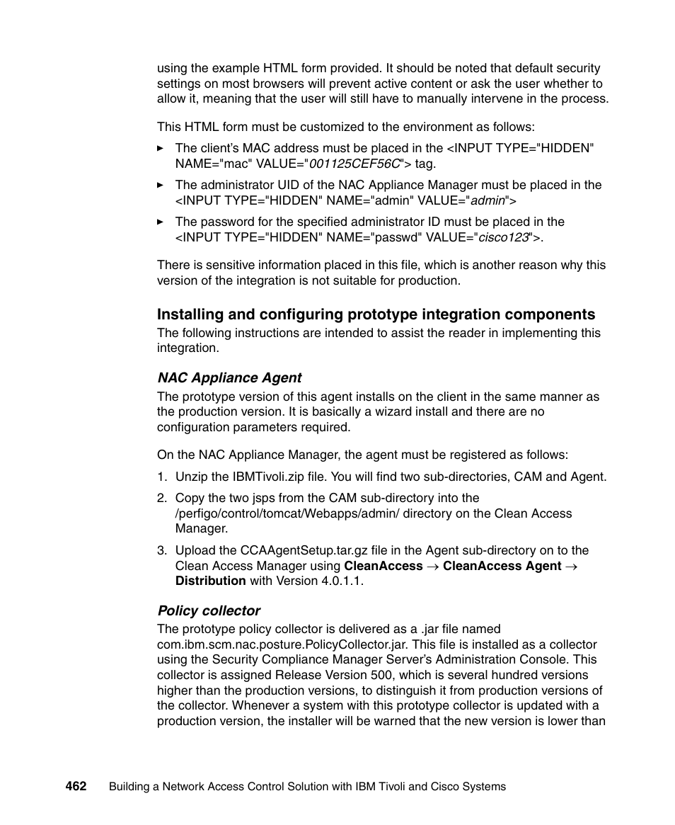 IBM Tivoli and Cisco User Manual | Page 480 / 516