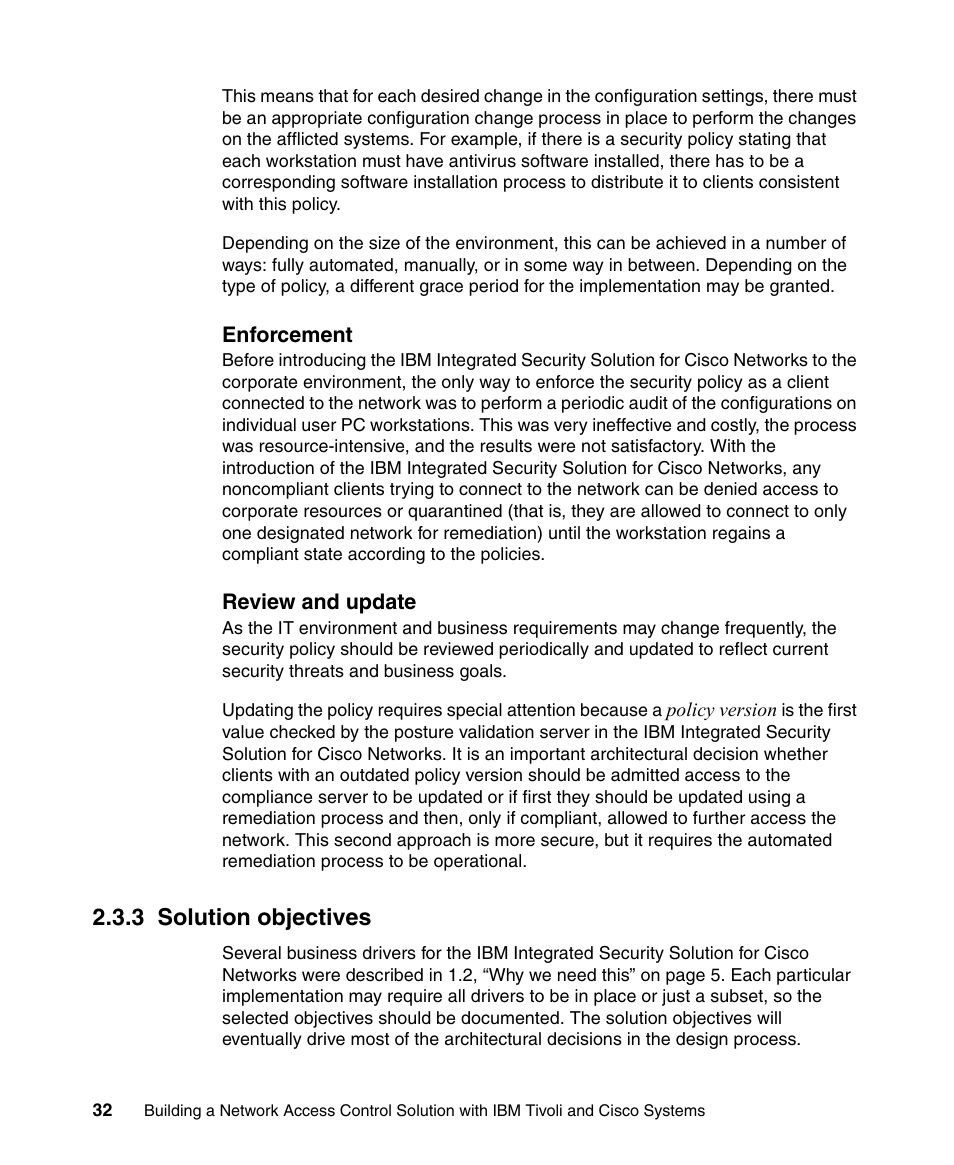 3 solution objectives | IBM Tivoli and Cisco User Manual | Page 50 / 516