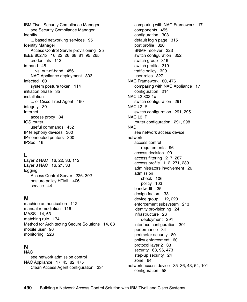 IBM Tivoli and Cisco User Manual | Page 508 / 516