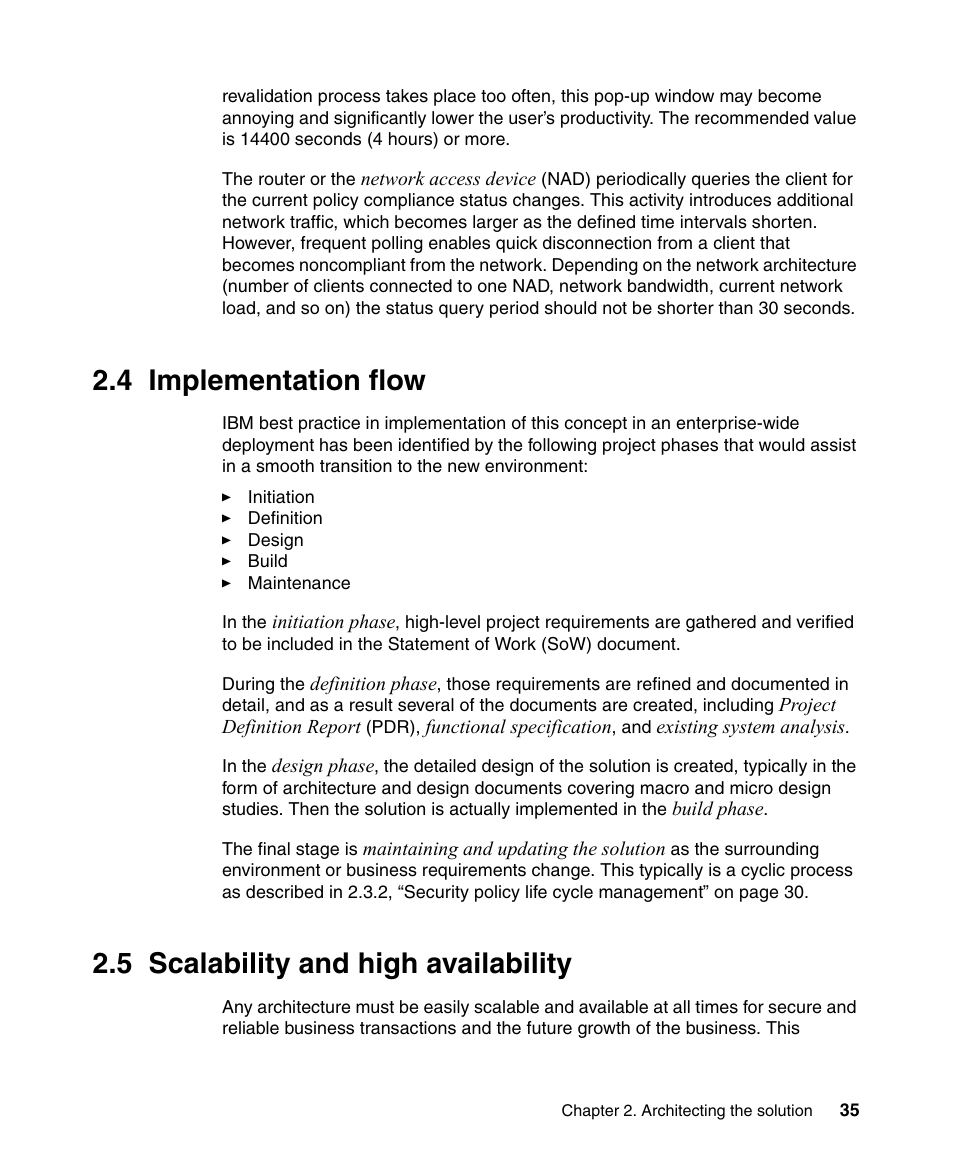 4 implementation flow, 5 scalability and high availability | IBM Tivoli and Cisco User Manual | Page 53 / 516