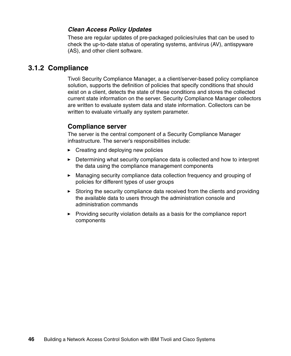 2 compliance | IBM Tivoli and Cisco User Manual | Page 64 / 516