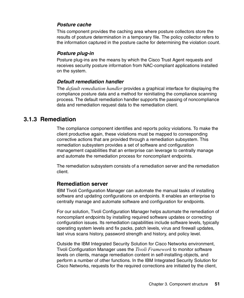 3 remediation | IBM Tivoli and Cisco User Manual | Page 69 / 516