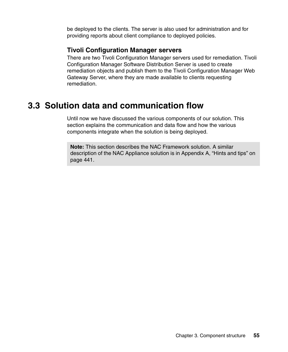 3 solution data and communication flow | IBM Tivoli and Cisco User Manual | Page 73 / 516