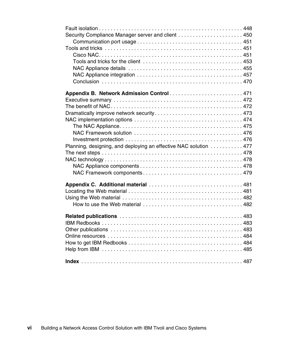 IBM Tivoli and Cisco User Manual | Page 8 / 516